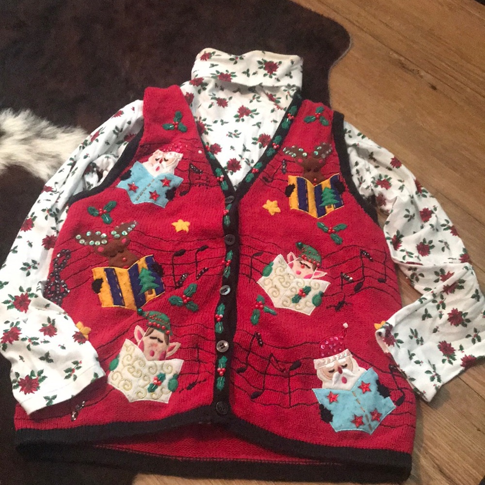 Vintage ugly Christmas sweater